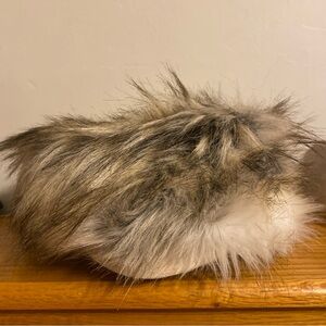 Donna Salyers Fabulous Furs Faux Fur Hat - Brown and White